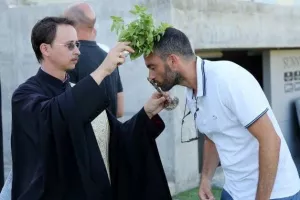 ΦΩΤΟΣ/ Αγιασμός στην ΑΕΚ