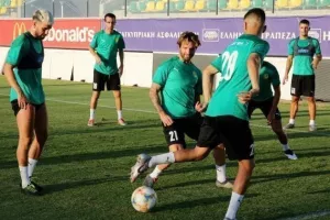 ΦΩΤΟΣ/ Αγιασμός στην ΑΕΚ