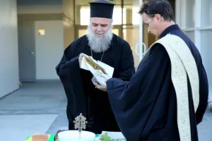 ΦΩΤΟΣ/ Αγιασμός στην ΑΕΚ