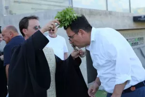 ΦΩΤΟΣ/ Αγιασμός στην ΑΕΚ
