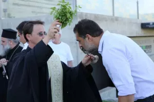 ΦΩΤΟΣ/ Αγιασμός στην ΑΕΚ