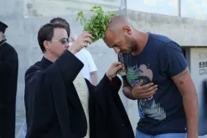 ΦΩΤΟΣ/ Αγιασμός στην ΑΕΚ