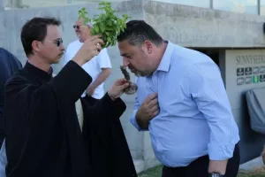 ΦΩΤΟΣ/ Αγιασμός στην ΑΕΚ