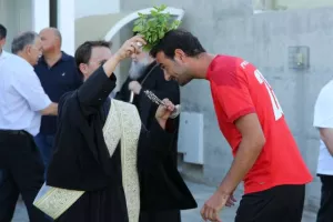 ΦΩΤΟΣ/ Αγιασμός στην ΑΕΚ