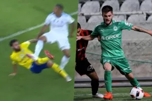 Ο Κωνσταντινίδης έβαλε απίθανο αυτογκόλ με ανάποδο ψαλίδι (βίντεο)