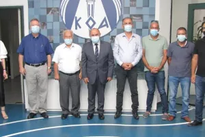 Ο Πρόεδρος ΚΟΑ συναντήθηκε με το Κ.Σ. Κυπερούντας