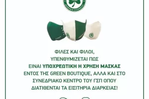 Υποχρεωτικά με μάσκα