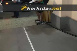 (ΦΩΤΟΣ Kerkida) 'Εξω από τα αποδυτήρια της Ομόνοιας