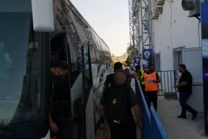 ΑΕΚ/ Η άφιξη της αποστολής (Φώτος/Βίντεο)