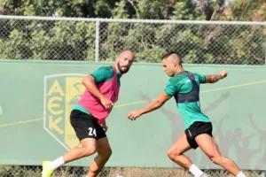 AEK/ΦΩΤΟΣ από την προπόνηση 