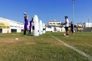Φώτος από την προπόνηση