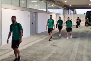 (ΦΩΤΟΣ/ΒΙΝΤΕΟ) Η άφιξη της ΑΕΚ