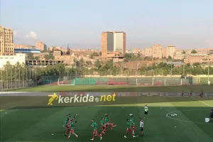 ΦΩΤΟΣ Kerkida/Η προθέρμανση της Ομόνοιας