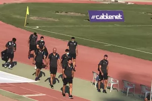 Η άφιξη της Ανόρθωσης στο "Στέλιος Κυριακίδης" (φώτος/βίντεο) 