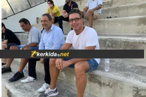 Κλεάνθης και Χριστόφορος στην κερκίδα