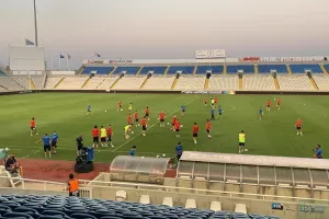 ΦΩΤΟΣ/Η προπόνηση του Αζερμπαϊτζάν