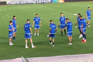 Η τελευταία προπόνηση της Εθνικής μας (Φώτος/Βίντεο)