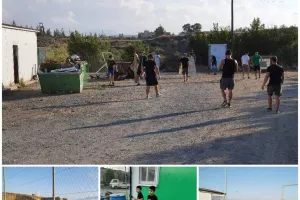 ΑΛΣ Ομόνοια/Εθελοντική εργασία από τους φίλους της ομάδας