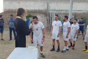 Αγιασμός πριν την πρεμιέρα
