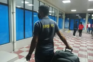 Έφθασε Shymkent το ΑΠΟΕΛ (φώτος/βίντεο)