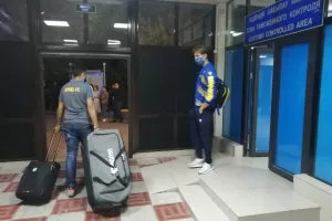 Έφθασε Shymkent το ΑΠΟΕΛ (φώτος/βίντεο)