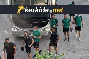 (Φώτος) Η άφιξη της ΑΕΚ στο ΓΣΠ 