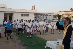 Αγιασμός πριν την πρεμιέρα