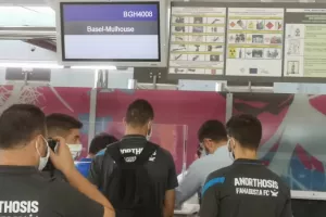 "Πέταξε" για Ελβετία/UPD (φώτος)