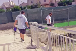 Απολύμανση στο προπονητικό κέντρο (φώτος)