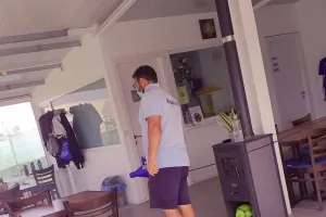 Απολύμανση στο προπονητικό κέντρο (φώτος)