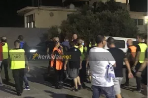 ΕΝΤΑΣΗ έξω από το "ΠΑΠ" με Γρηγόρη και Ανορθωσιάτες