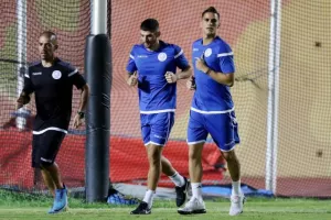 (ΦΩΤΟΣ) Η προπόνηση της Εθνικής μας