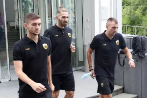 Η βόλτα των παικτών της ΑΕΚ στο Σεντ Γκάλεν (pics)