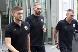 Η βόλτα των παικτών της ΑΕΚ στο Σεντ Γκάλεν (pics)