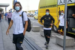 ΑΕΚ: Πέταξε για Ελβετία (φώτος)
