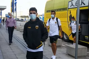 ΑΕΚ: Πέταξε για Ελβετία (φώτος)