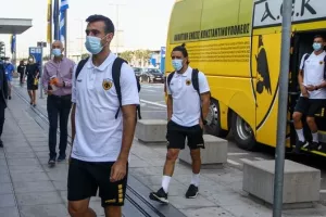ΑΕΚ: Πέταξε για Ελβετία (φώτος)