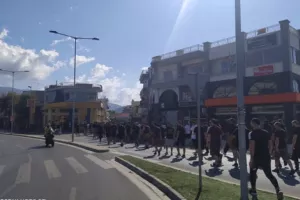 Ένταση στο Βόλο με οπαδούς της ΑΕΚ και την Αστυνομία