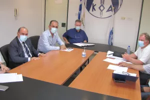 Ο Πρόεδρος ΚΟΑ συναντήθηκε με το Κ.Σ. Αρακαπά