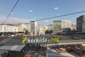 Πλατεία Ομονοίας... Λίγες ώρες πριν το ματς (φώτος)