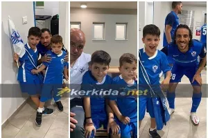 Νικόλας και Γιώργος/ Από κοντά... τα ινδάλματά τους! (Φώτος)
