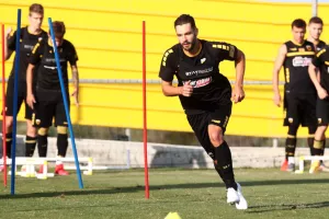 Η προπόνηση του Σάκχοφ με τα «κιτρινόμαυρα» (φώτος)