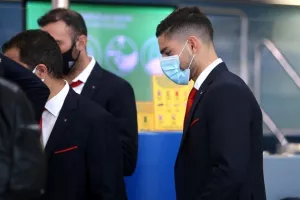 Η αναχώρηση του Ολυμπιακού για την Πορτογαλία