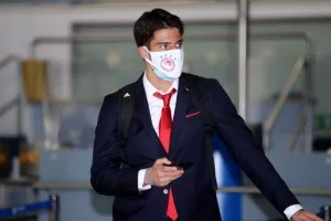 Η αναχώρηση του Ολυμπιακού για την Πορτογαλία