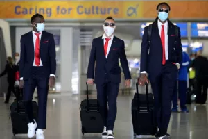 Η αναχώρηση του Ολυμπιακού για την Πορτογαλία