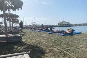 (ΦΩΤΟΣ) Προπόνηση... στο νερό 