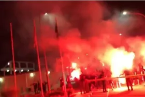 ΕΚΤΑΚΤΟ/Δύο συλλήψεις για τα επεισόδια στο οδόφραγμα Δερύνειας