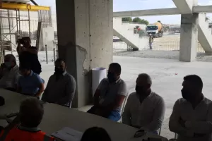 Η σύσκεψη στην Limassol Arena (βίντεο/φώτος)