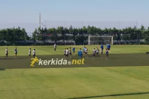 (ΒΙΝΤΕΟΣ/ΦΩΤΟΣ Kerkida) Η προπόνηση του ΠΑΟΚ πριν την Ομόνοια