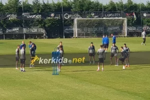 (ΒΙΝΤΕΟΣ/ΦΩΤΟΣ Kerkida) Η προπόνηση του ΠΑΟΚ πριν την Ομόνοια
